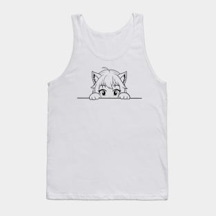 Anime Cat Girl Tank Top